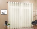 Ver imagem 5 de Cortina Voil Sala Ou Quarto 5,00x2,80 Ilhós Cromado:Branco