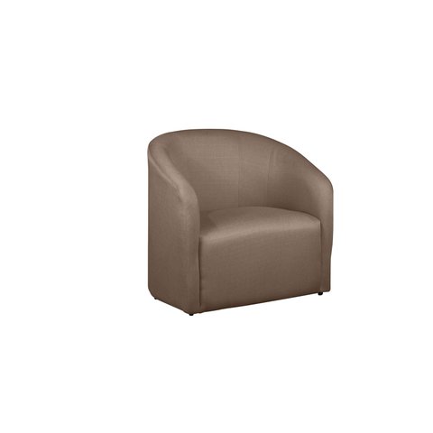 Poltrona Lara Decorativa Luxo Sala de Estar Recepção Tecido Linho - Estopar