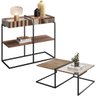 Aparador Decorativo com Mesa de Centro Espelhada Industrial D01 Design Demolição - 1