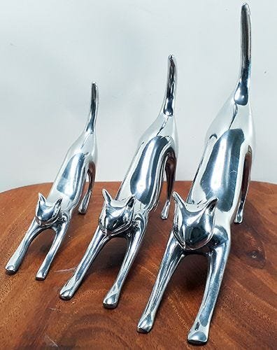 3 Gatos porta anéis P,M e G - 1