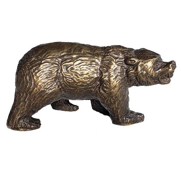 Urso de Wall Street Bronze - 16 cm