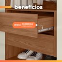 Ver imagem 3 de Guarda Roupas Casal com Espelho 6 Portas 2 Gavetas Talia