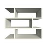 Nicho Zig Minimalista Branco Mdf Organizador Banheiro Lavanderia - Rufatto Decorações - 4