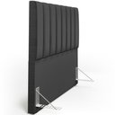 Ver imagem 6 de Cabeceira Cama Box Casal 140 cm Dália W01 Facto Preto Metalizado - Lyam Decor