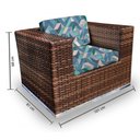 Ver imagem 3 de Conjunto Bora Bora - 1 Sofá 2 Lugares + 2 Poltronas + 1 Mesa de Centro - Marajó