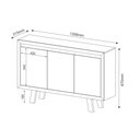 Ver imagem 5 de Balcão de Escritório 3 Portas Me4120