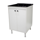 Ver imagem 1 de Tanque De Lavanderia Marmorite 40L Com Gabinete 100% Mdf