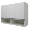 Armário Aéreo Suspenso 3 Portas Cozinha/Area Serviço 100%MDF - 1