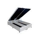 Ver imagem 1 de Cama Box Baú Queen Universal Courano White (158x198x35) - Costa Rica