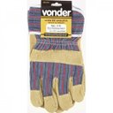 Ver imagem 2 de Luva mista de vaqueta e lona Vonder