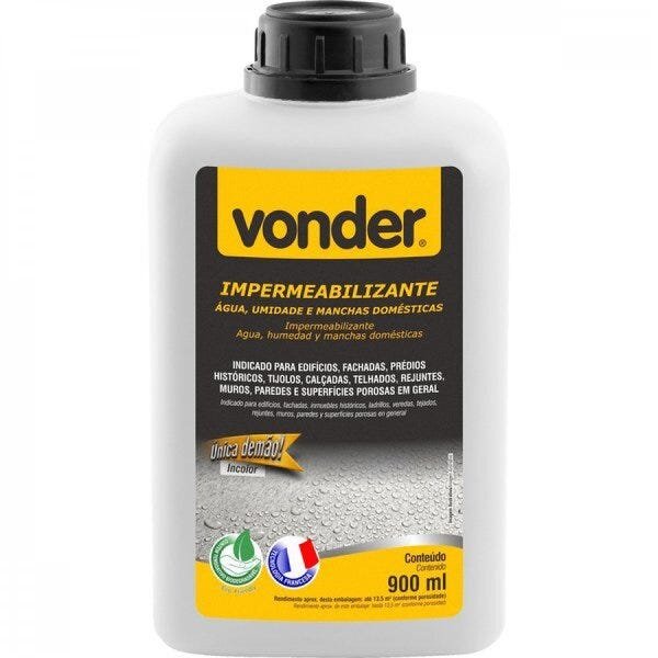 Impermeabilizante contra água umidade e manchas naturais biodegradável 900 ml Vonder