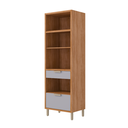 Ver imagem 2 de Cristaleira de Cozinha Eloise 3 Portas Vidro Reflecta e 1 Basculante 70cm 100% Mdf