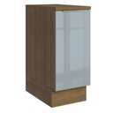 Ver imagem 1 de Balcão de Cozinha 35 Cm 1 Porta Rustic/cinza Lux Madesa Rustic/cinza