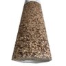 Papel de parede MICA  Pedra Prensada - 3502 - Marrom / Dourado - 4