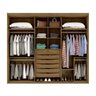 Guarda-roupa Casal 6 Portas 6 Gavetas 267cm Originale - 2