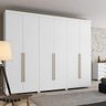Guarda-roupa Casal 6 Portas 6 Gavetas 267cm Originale - 1