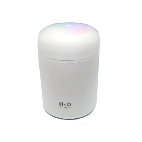 Umidificador H2o Lumen Difusor Usb 300ml Led:branco