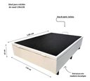 Ver imagem 2 de Base Box Bau Casal Corino Linhão Branco 1,38x1,88 So1clique Cor Branco Linhão