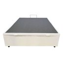 Ver imagem 1 de Base Box Bau Casal Corino Linhão Branco 1,38x1,88 So1clique Cor Branco Linhão