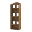 Ver imagem 7 de Conjunto Home Office Escrivaninha Nomad e Estante Arco 10 Nichos Marrom/Cinamomo/Off White