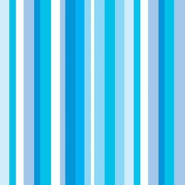 Papel De Parede Lavável Listrado Azul Claro E Branco 15m - 1
