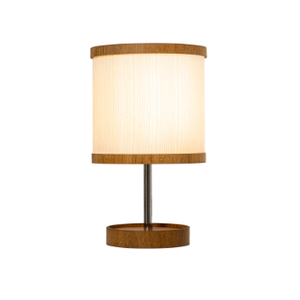 Abajur Soft em Madeira e Tecido C2020 20x20x32cm Classic Lar