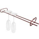 Ver imagem 7 de Conjunto 6 Organizadores Porta Taças 42cm Suportes para Pendurar Taças Rose Gold