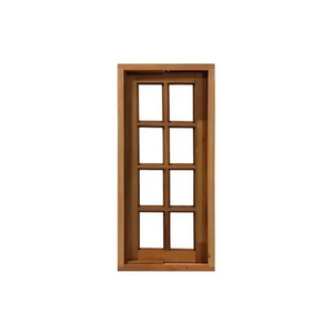 Janela Pivotante Capelinha 1,20 (a) X 0,45 (l) Madeira Maciça Itauba Cx 10 Cm