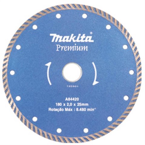 Rebolo Diamantado 180mm para 4107r - A-84420 - Makita Disco Diamantado 180x25mm P/ 4107r A-84420
