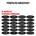 Ver imagem 3 de Porta Temperos/Condimentos kit 07 Tubetes + Suporte +  Adesivos