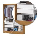 Ver imagem 6 de Guarda-Roupa Belem Plus 2 Portas de Correr 2 Gavetas com Espelho