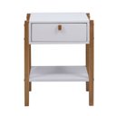 Ver imagem 6 de Mesa de Cabeceira 1 Gaveta Madeira Maciça Flórida Branco