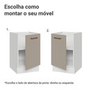 Ver imagem 4 de Balcão de Cozinha 50cm 1 Porta (sem Tampo) Branco/crema Agata Madesa