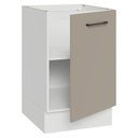 Ver imagem 6 de Balcão de Cozinha 50cm 1 Porta (sem Tampo) Branco/crema Agata Madesa