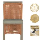 Ver imagem 3 de Mesa Bistrô e 2 Banquetas Roma Fendi Corda Náutica Estofado 8 Trama Original