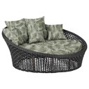 Ver imagem 1 de Chaise Hungria Pintura Marrom Corda Náutica E5 Trama Preto