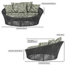 Ver imagem 2 de Chaise Hungria Pintura Marrom Corda Náutica E5 Trama Preto