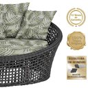 Ver imagem 3 de Chaise Hungria Pintura Marrom Corda Náutica E5 Trama Preto