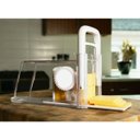 Ver imagem 6 de Cortador Ralador Fatiador de Queijo Presunto 4 em 1 Kit 2 Uni Manual Lamina Inox Porte Hermetico Cul
