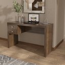 Ver imagem 2 de Escrivaninha Mesa Escritório 2 Gavetas Me4123