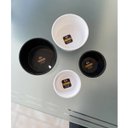 Ver imagem 4 de Conjunto 20 Ramekins Plástico Pretos Canelados 200ml Pote Molho Uno Coza