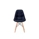 Ver imagem 3 de Cadeira Eiffel Botone Preto Couro Pu Cozinha Sala de Estar Jantar Mesa de Jantar Área de Lazer Recep