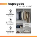 Ver mais imagens de Guarda Roupas Solteiro 5 Portas 2 Gavetas Maya