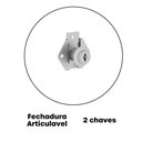 Ver mais imagens de Armário Alto para Escritório 2 Portas com Chave 160cm Linha P15
