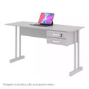 Ver imagem 7 de Par de Pé para Mesa Lateral Tubo Reforçado -cinza