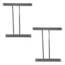 Ver imagem 1 de Par de Pé para Mesa Lateral Tubo Reforçado -cinza