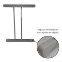 Ver imagem 5 de Par de Pé para Mesa Lateral Tubo Reforçado -cinza