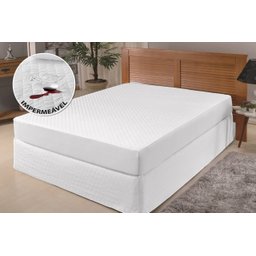 Protetor De Colchão Casal + Capa Travesseiro Impermeável - 1