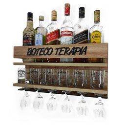 Barzinho de Parede para Whisky Cerveja Gin Boteco Terapia Ng - 3