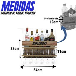 Barzinho de Parede para Whisky Cerveja Gin Boteco Terapia Ng - 4